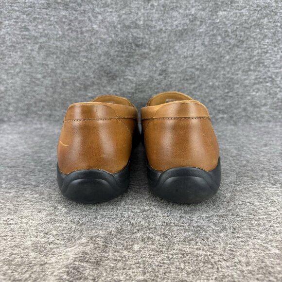 ✅Womens 9.5M Dr. Comfort Slip-on Shoes Mallory Brown Leather Diabetic Loafers - Picture 8 of 9